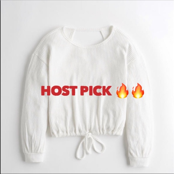 Hollister Tops - 🔥NWT WAFFLE OPEN BACK TOP🔥
